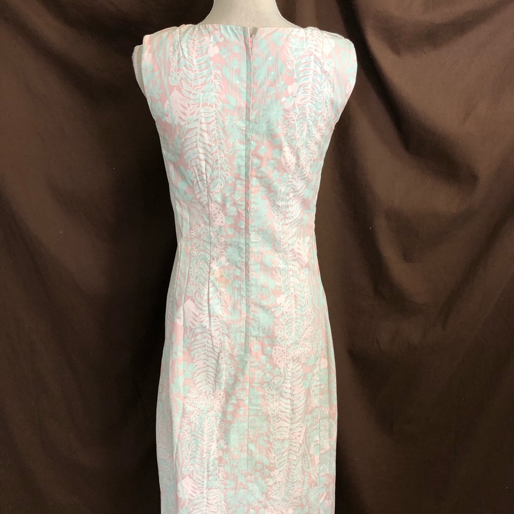 Vintage Lilly Pulitzer "The Lilly" Maxi Dress S M - Picture 5 of 8
